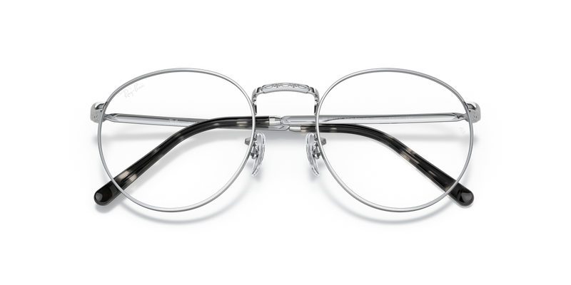 Ray-Ban NEW ROUND in Silver - Side View