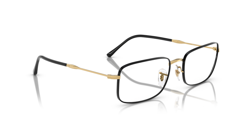 Ray-Ban RX3746V in Black On Arista / Clear (3175) - Alternate View