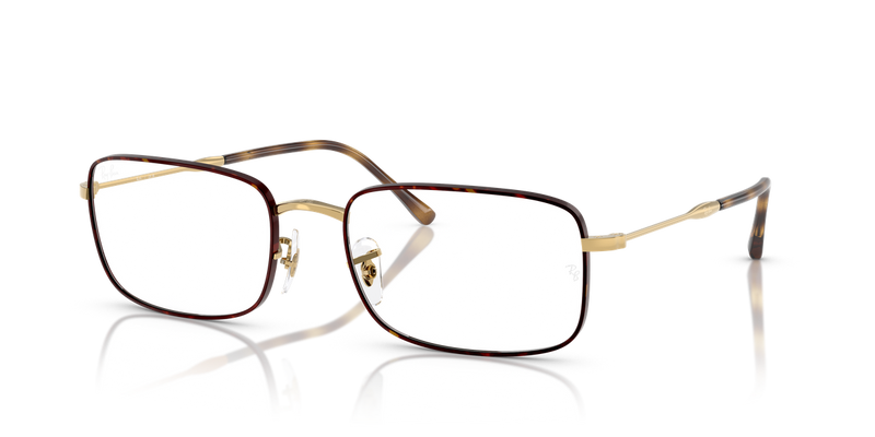 Ray-Ban RX3746V in Havana On Gold / Clear (3177) - Alternate View