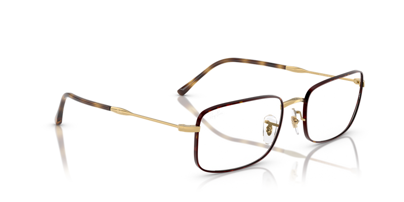 Ray-Ban RX3746V in Havana On Gold / Clear (3177) - Alternate View