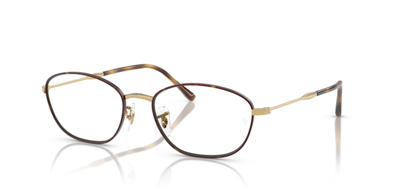 Ray-Ban RX3749V in Havana On Gold / Clear (3177) - Alternate View