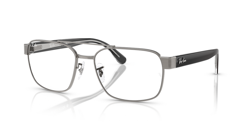 Ray-Ban RX3751V in Gunmetal / Clear (2502) - Alternate View