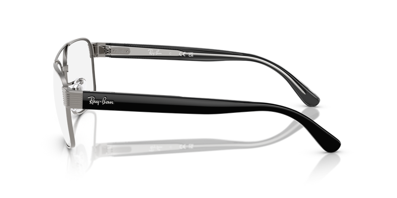 Ray-Ban RX3751V in Gunmetal / Clear (2502) - Alternate View