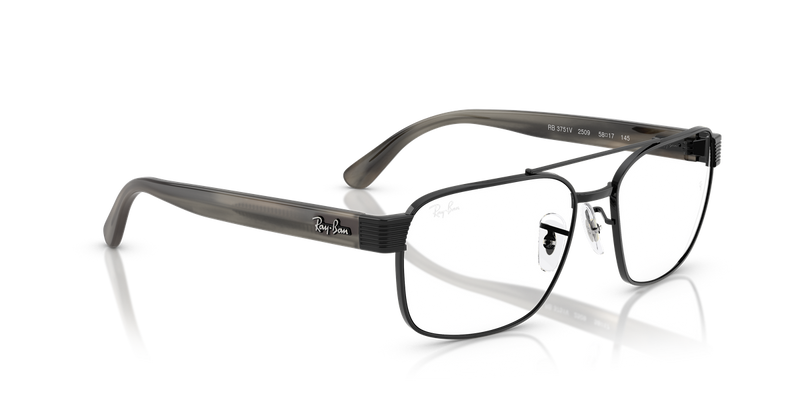 Ray-Ban RX3751V in Black / Clear (2509) - Alternate View
