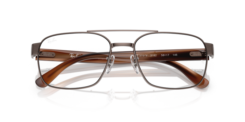 Ray-Ban RX3751V in Copper / Clear (3182) - Alternate View