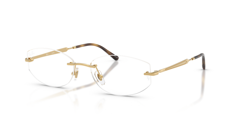 Ray-Ban RX3792V in Gold - Front View