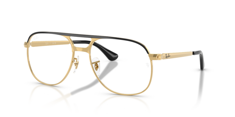 Ray-Ban BILL MAX in Black On Gold - Alternate View