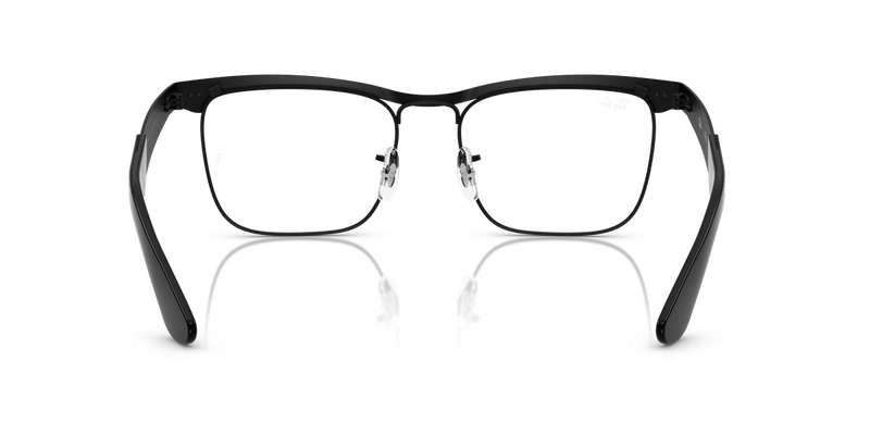 Ray-Ban WAYFARER DELUXE in Matte Black / Clear (2503) - Temple Detail