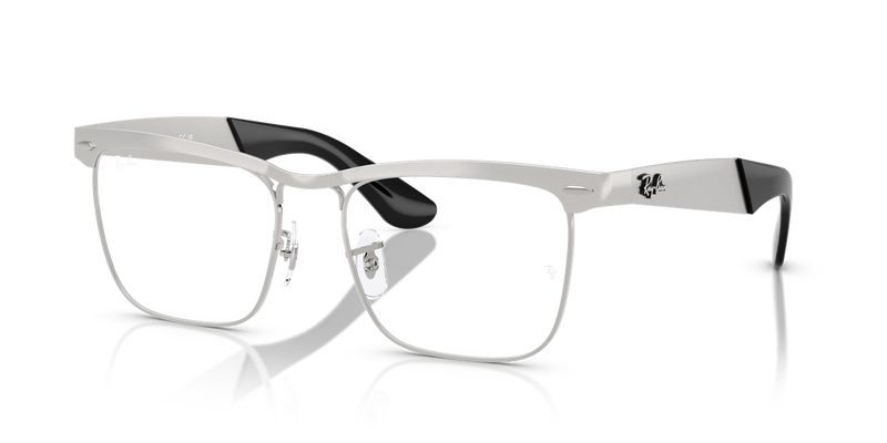 Ray-Ban WAYFARER DELUXE in Sandblasted Silver / Clear (2538) - Alternate View