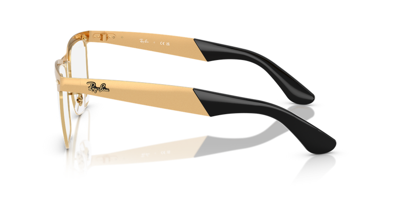 Ray-Ban WAYFARER DELUXE in Sandblasted Legend Gold / Clear (3191) - Alternate View