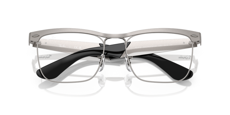 Ray-Ban WAYFARER DELUXE in Sandblasted Gunmetal / Clear (3192) - Alternate View