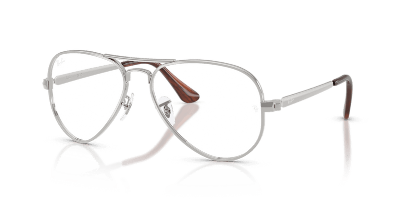 Ray-Ban AVIATOR MAX RX3925V in Silver / Clear (2501) - Alternate View