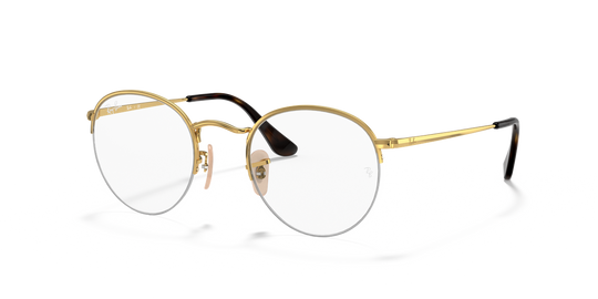 Ray-Ban ROUND GAZE - Arista Gold / Clear (2500)