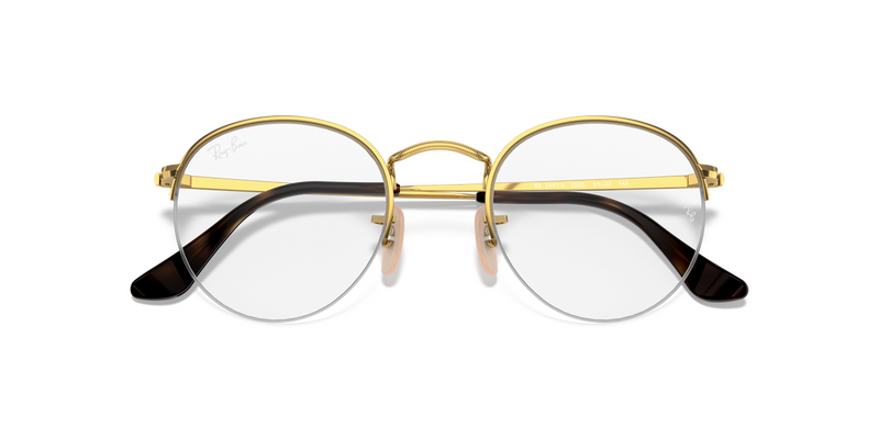 Ray-Ban ROUND GAZE in Arista Gold - Side View
