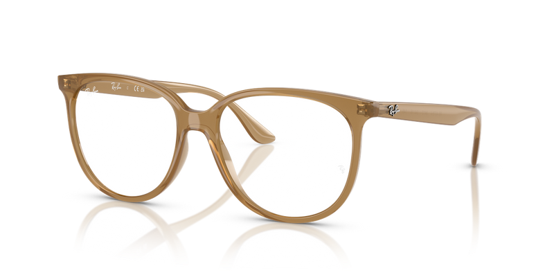Ray-Ban RX4378V in Opal Light Brown / Clear (8412) - Alternate View