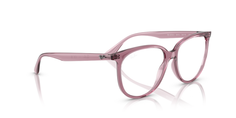 Ray-Ban RX4378V in Opal Light Violet / Clear (8413) - Alternate View