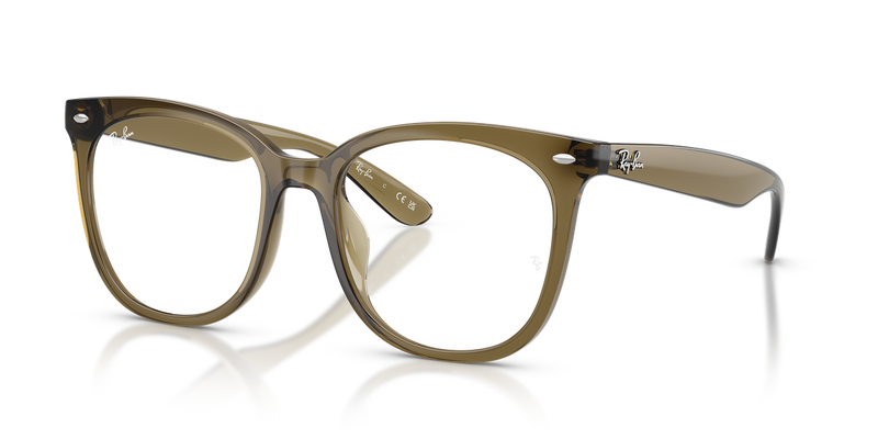 Ray-Ban RX4379VD in Transparent Dark Green - Alternate View