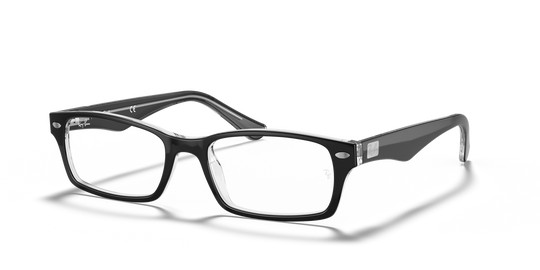 Ray-Ban RX5206 - Black On Transparent / Clear (2034)