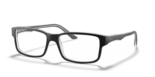 Ray-Ban RX5245 - Black On Transparent / Clear (2034)