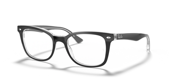 Ray-Ban RX5285 - Black On Transparent / Clear (2034)