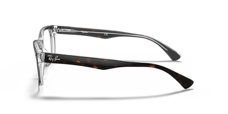 Ray-Ban RX5286 in Havana On Transparent - Alternate View