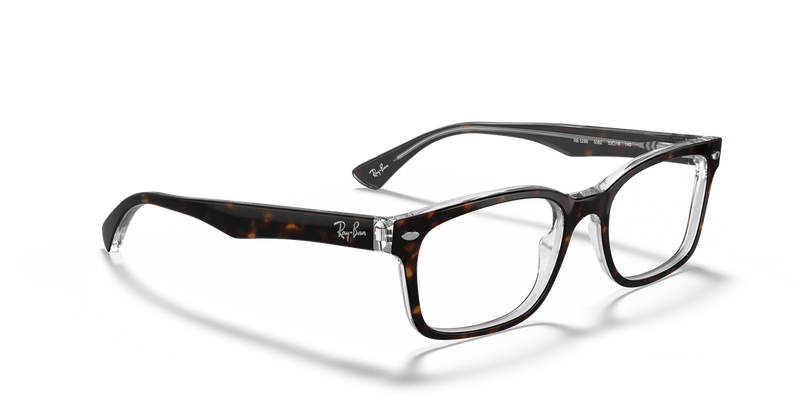 Ray-Ban RX5286 in Havana On Transparent - Alternate View