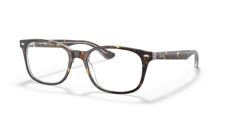 Ray-Ban RX5375 in Havana On Transparent - Alternate View