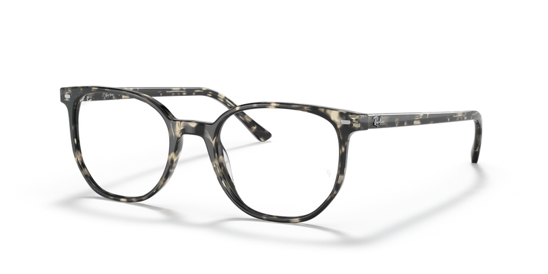 Ray-Ban ELLIOT in Grey Havana / Clear (8117) - Alternate View