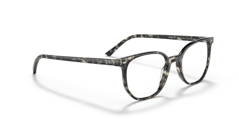 Ray-Ban ELLIOT in Grey Havana / Clear (8117) - Alternate View