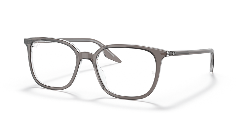 Ray-Ban RX5406 in Grey On Transparent - Front View