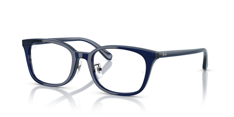 Ray-Ban RX5407D in Transparent Dark Blue - Alternate View