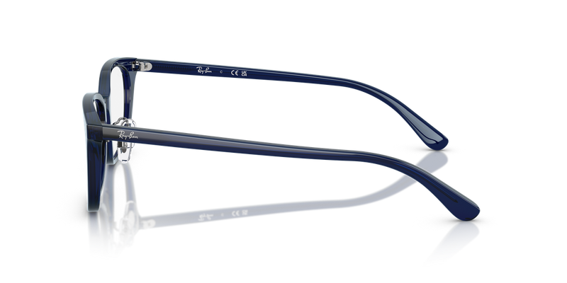 Ray-Ban RX5407D in Transparent Dark Blue - Alternate View
