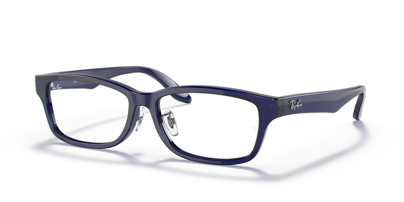 Ray-Ban RX5408D in Transparent Dark Blue - Alternate View