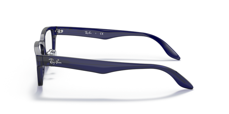 Ray-Ban RX5408D in Transparent Dark Blue - Alternate View