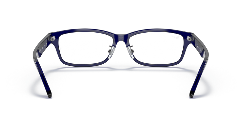 Ray-Ban RX5408D in Transparent Dark Blue - Alternate View