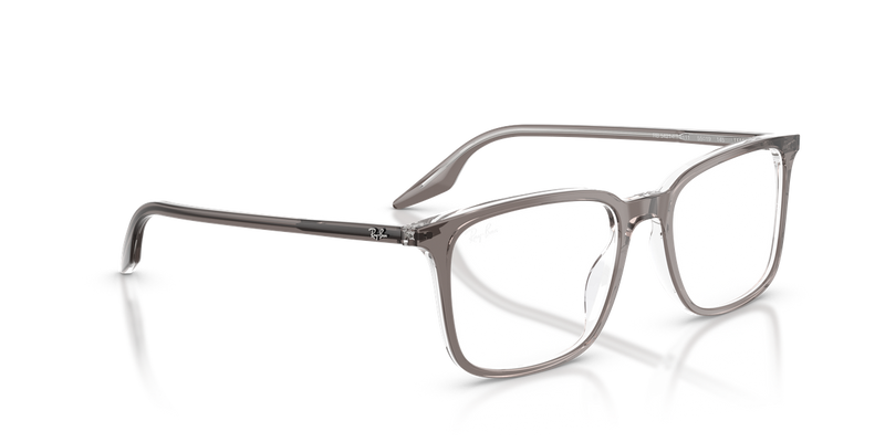 Ray-Ban RX5421F in Grey Transparent / Clear (8111) - Alternate View