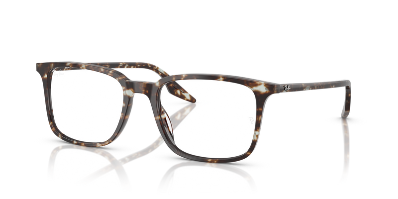 Ray-Ban RX5421F in Havana Yellow Turtle / Clear (8425) - Alternate View