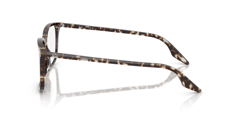 Ray-Ban RX5421F in Havana Yellow Turtle / Clear (8425) - Alternate View