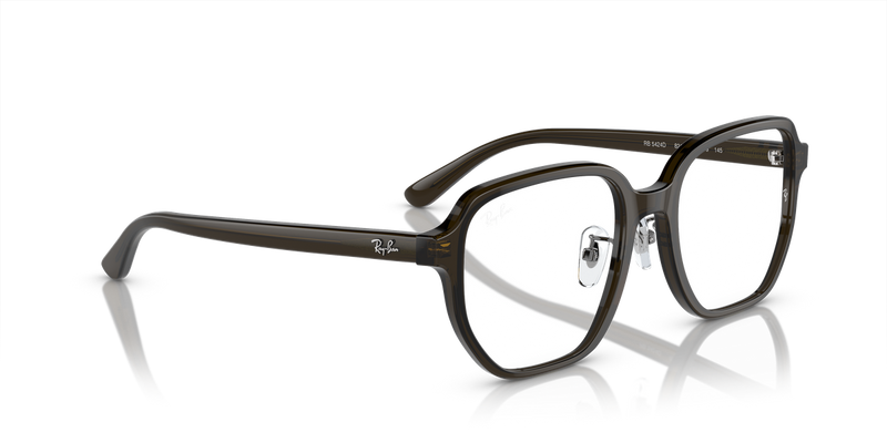 Ray-Ban RX5424D in Transparent Green - Alternate View
