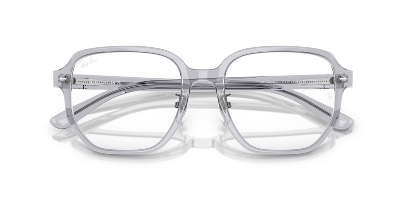 Ray-Ban RX5424D in Transparent Grey - Alternate View