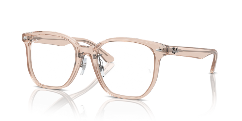 Ray-Ban RX5425D in Transparent Light Brown - Alternate View