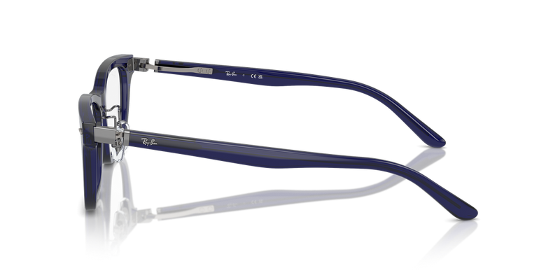 Ray-Ban RX5426D in Transparent Blue - Alternate View