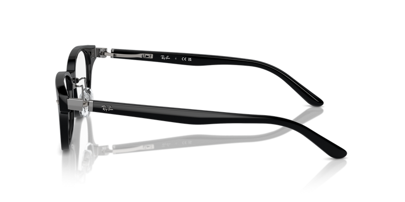 Ray-Ban RX5427D in Black - Back View