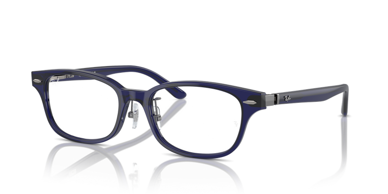 Ray-Ban RX5427D in Transparent Blue - Alternate View