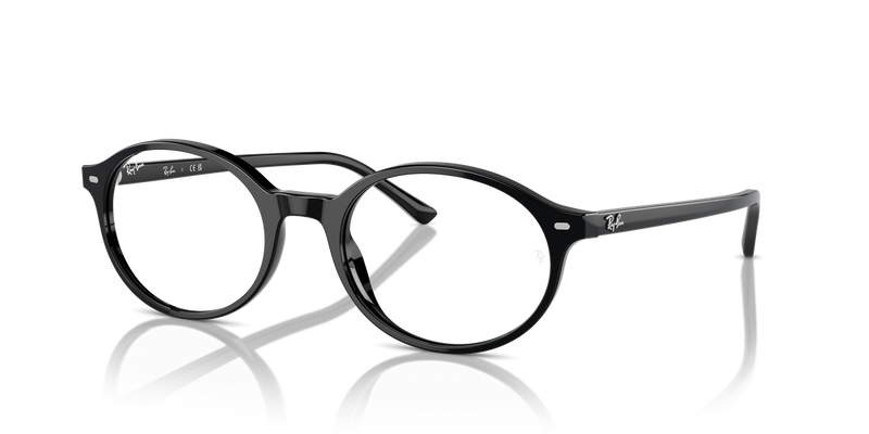 Ray-Ban GERMAN in Black / Clear (2000) - Front View