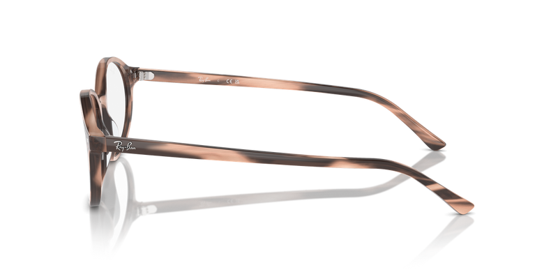 Ray-Ban GERMAN in Striped Pink / Clear (8358) - Alternate View