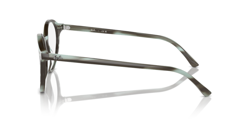 Ray-Ban BERNARD in Striped Green / Clear (8356) - Alternate View