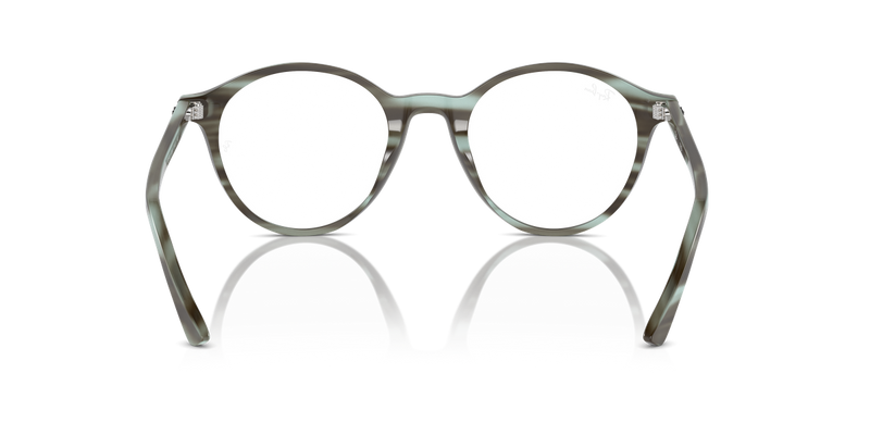 Ray-Ban BERNARD in Striped Green / Clear (8356) - Alternate View
