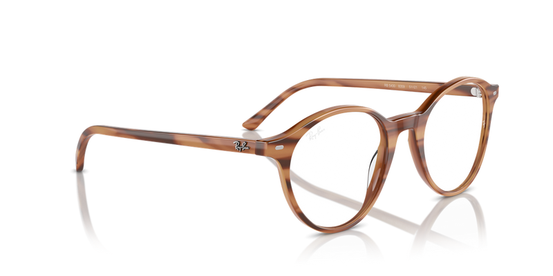 Ray-Ban BERNARD in Striped Brown / Clear (8359) - Alternate View