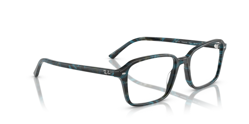 Ray-Ban RAIMOND in Transparent Fantasy Blue & Grey / Clear (8394) - Alternate View